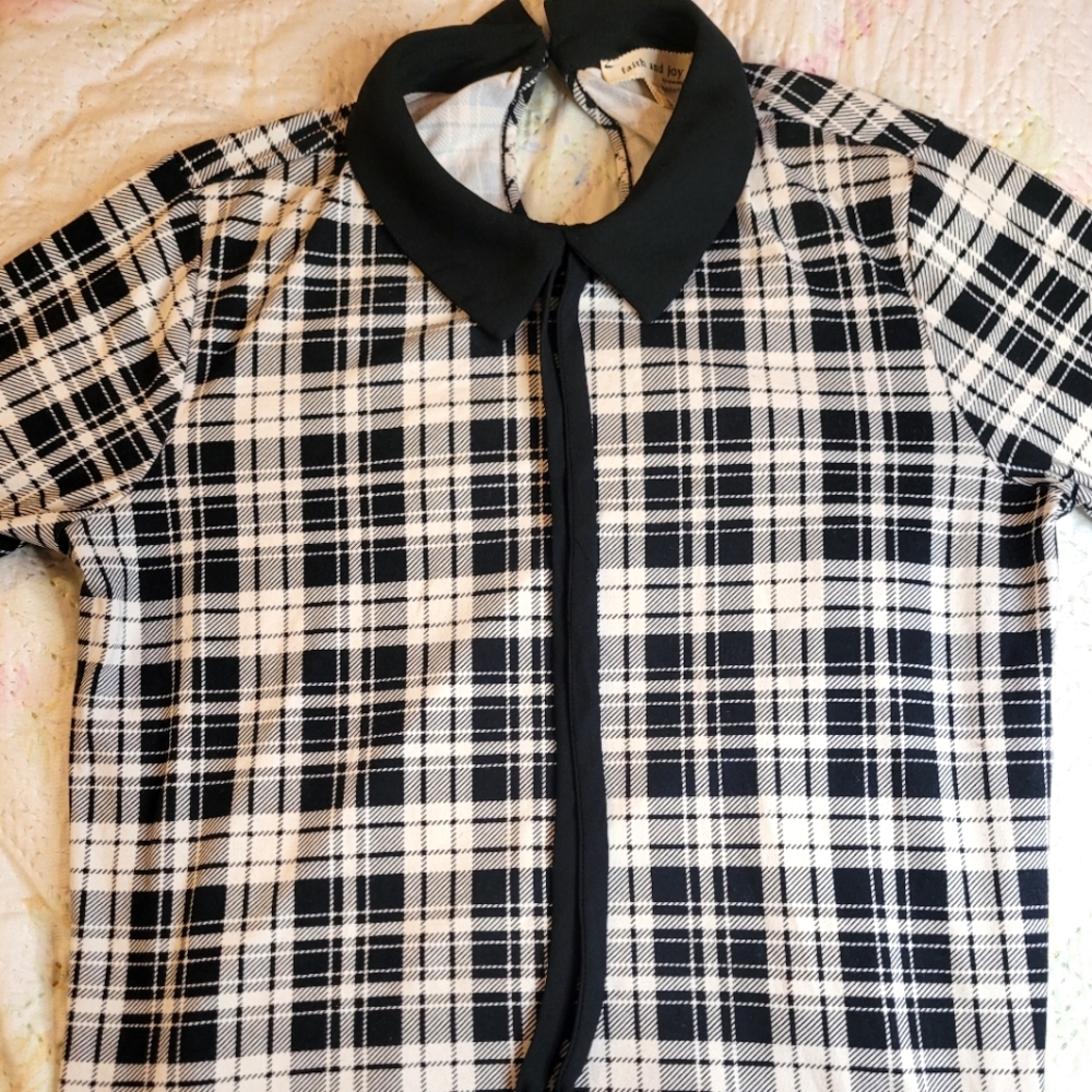 Collar Neck Shirt Academia Style